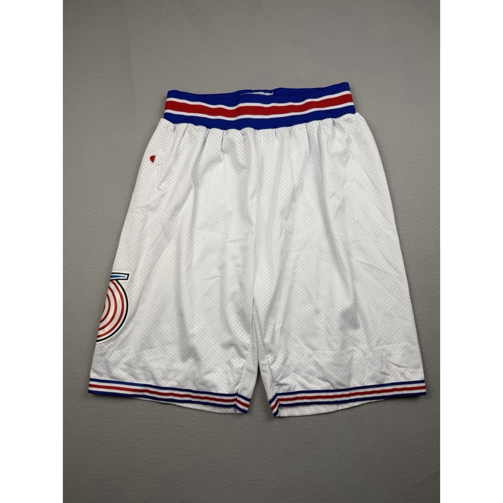 Vintage Champion Space Jam Looney Tunes Mesh Shorts Men's Size XL White